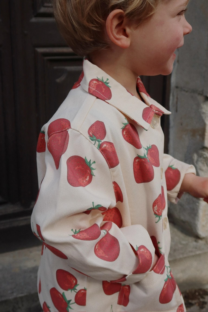 Camicia Fen in twill di cotone | Konges Sløjd