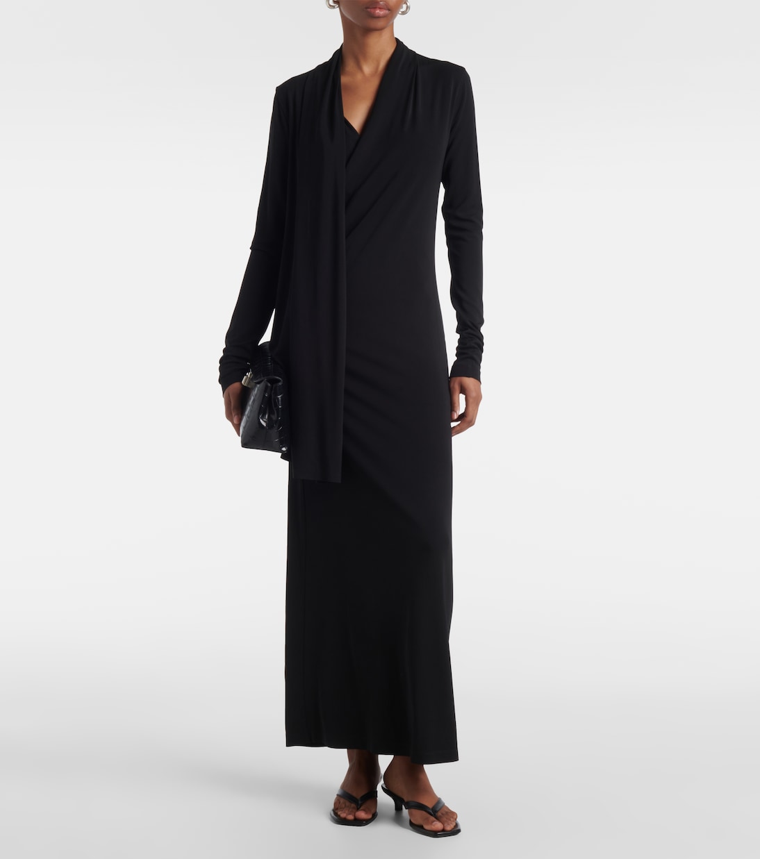 Robe longue en jersey | Toteme