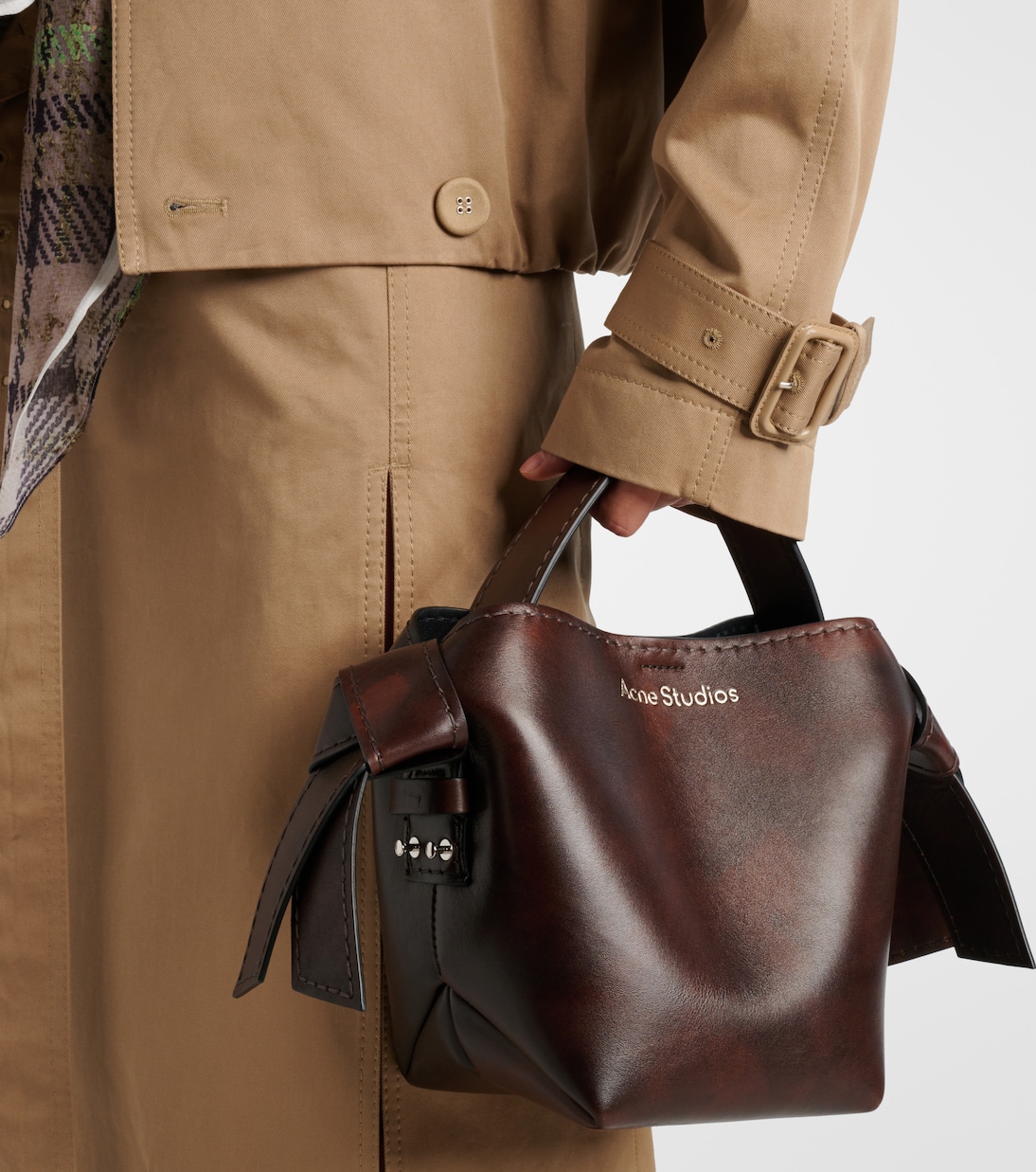 Borsa a tracolla Musubi Small in pelle | Acne Studios