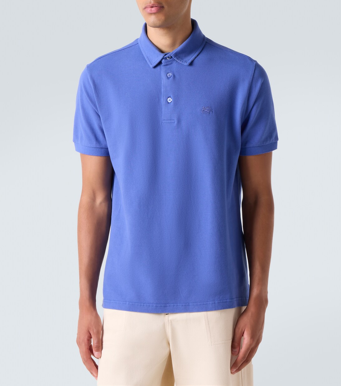 Pegaso棉质珠地布Polo衫 | Etro