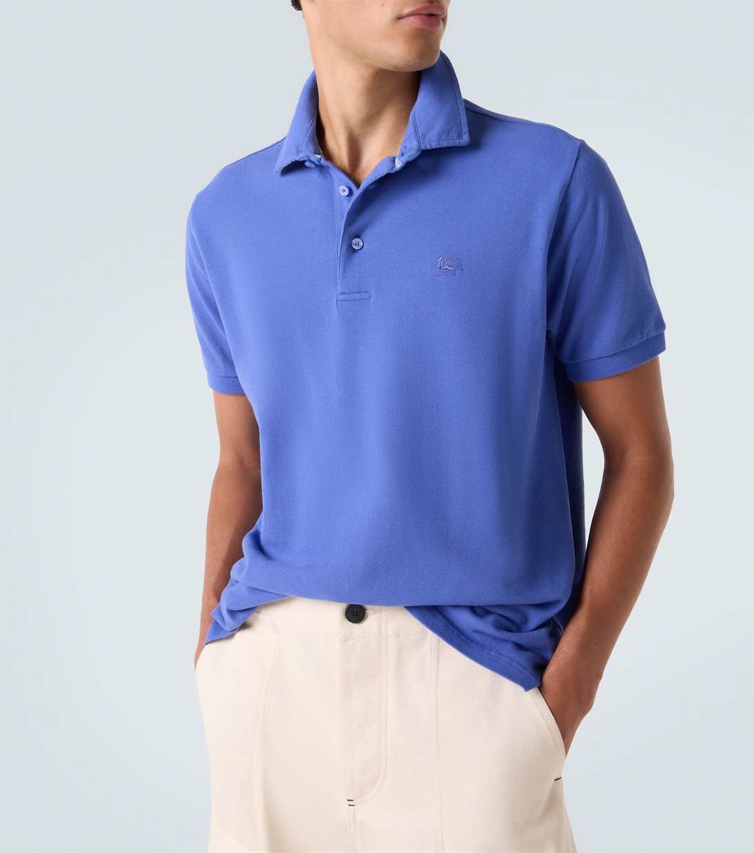 Pegaso棉质珠地布Polo衫 | Etro