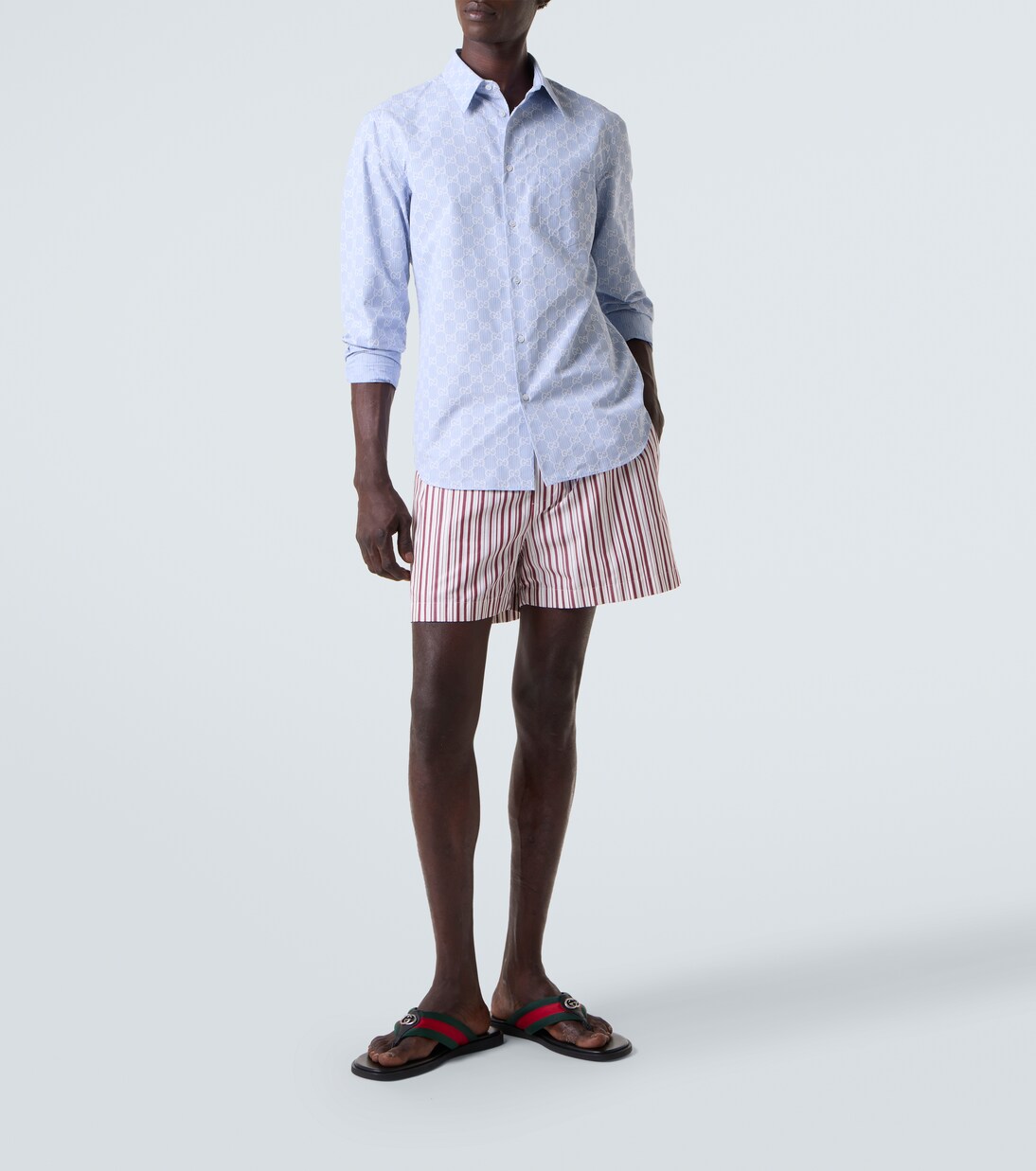 GG Web Stripe slides | Gucci