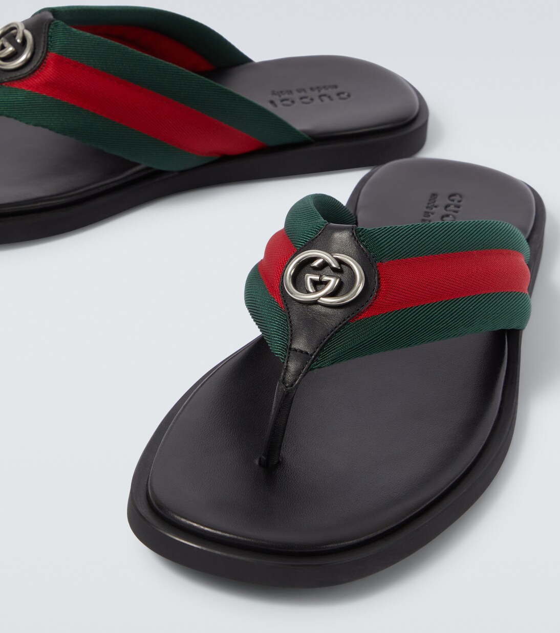 GG Web Stripe slides | Gucci