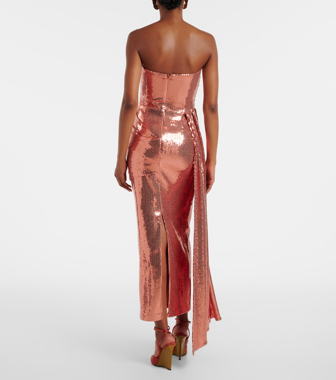 Draped sequined corset dress | Alex Perry