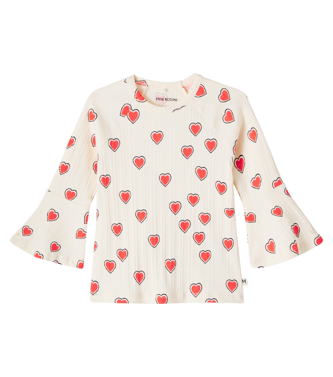 Printed cotton-blend top | Mini Rodini