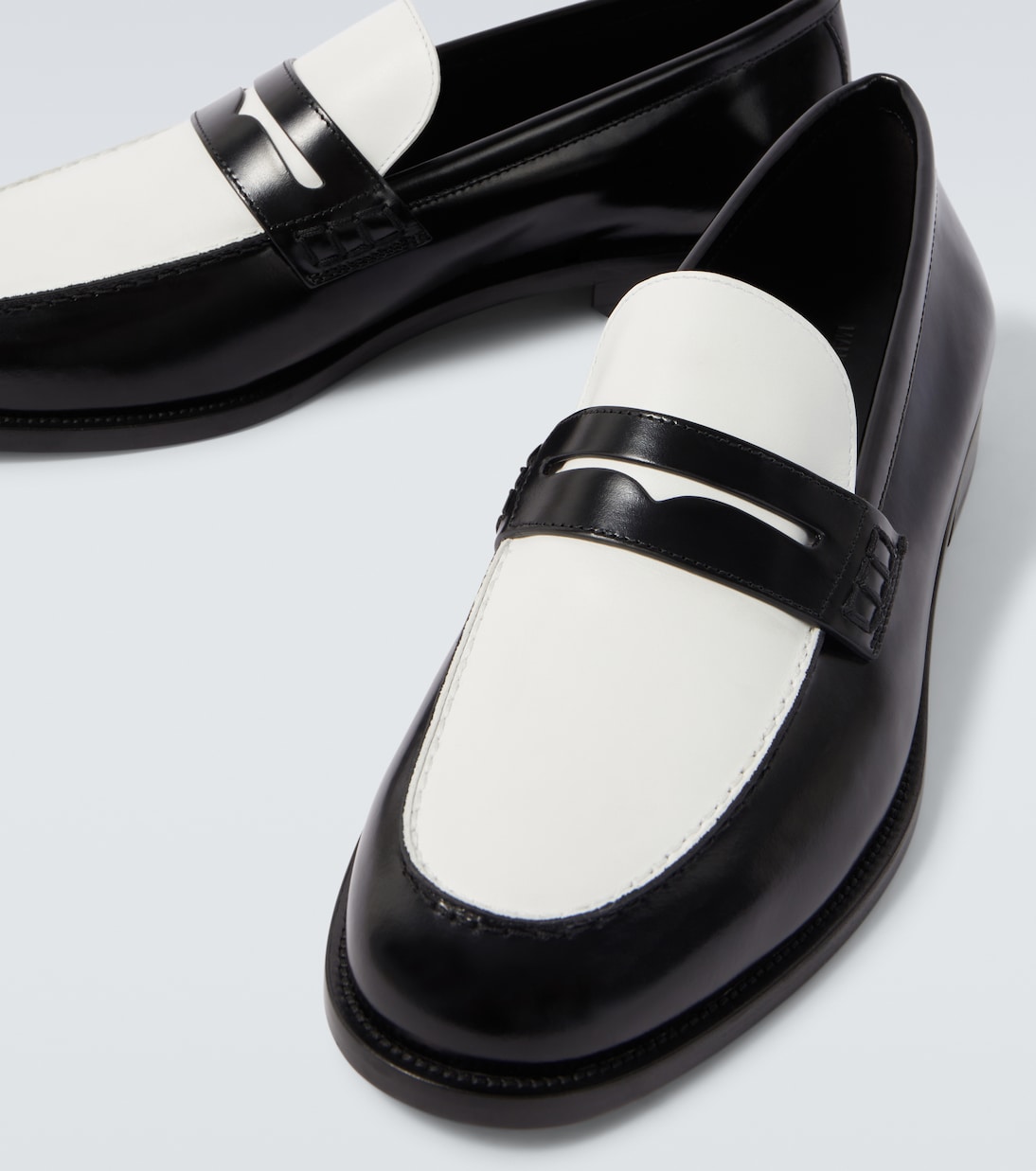 Perry leather penny loafers | Manolo Blahnik