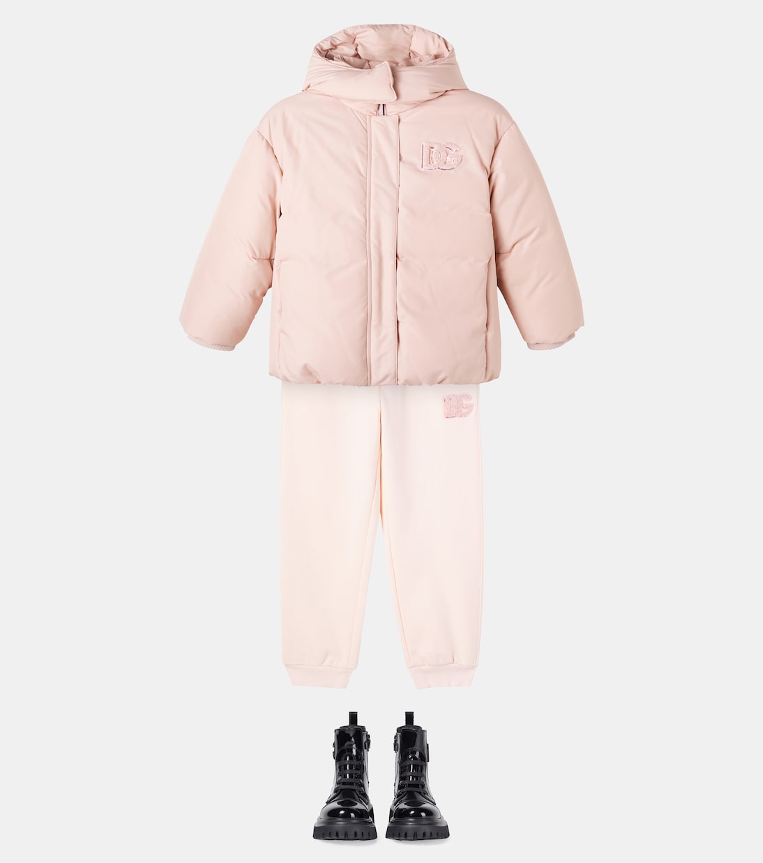 DG sequined down jacket  | Dolce&Gabbana Kids