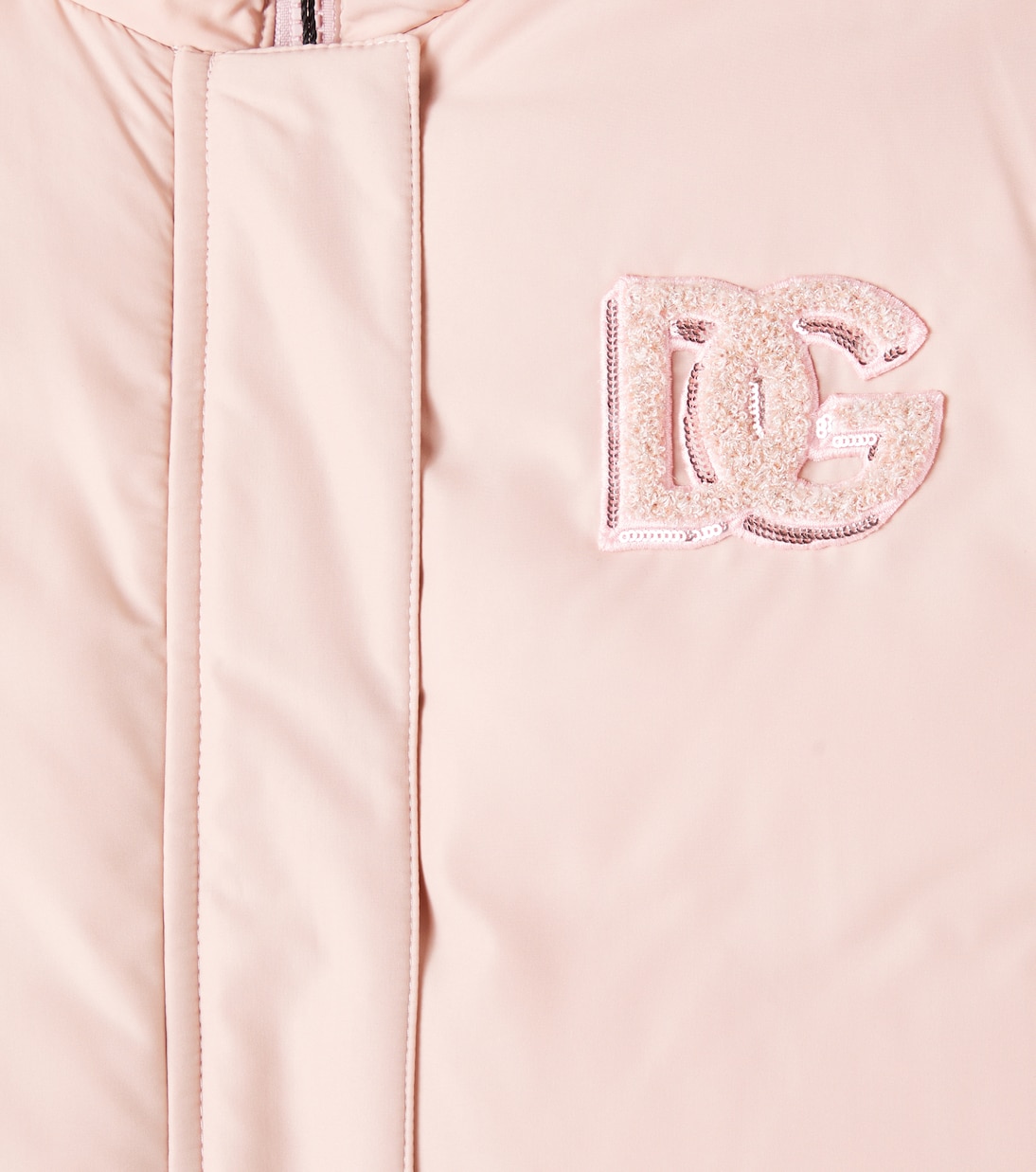 DG sequined down jacket  | Dolce&Gabbana Kids