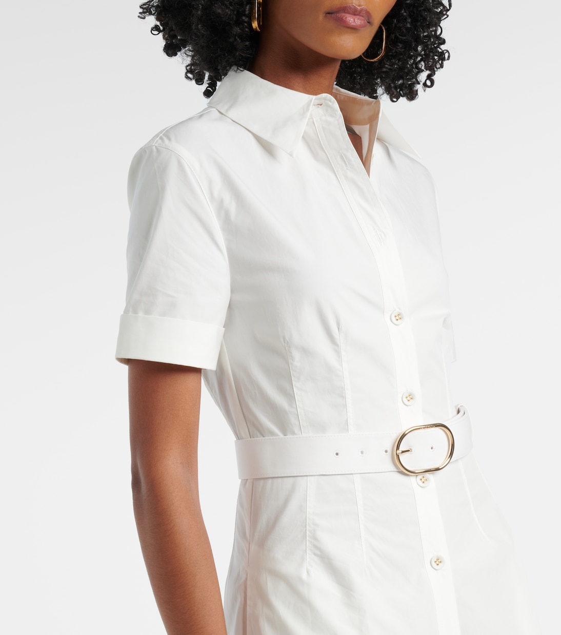 Abito chemisier in popeline di cotone | Roland Mouret