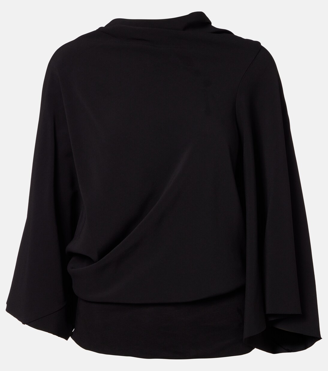 Draped charmeuse top | Rick Owens