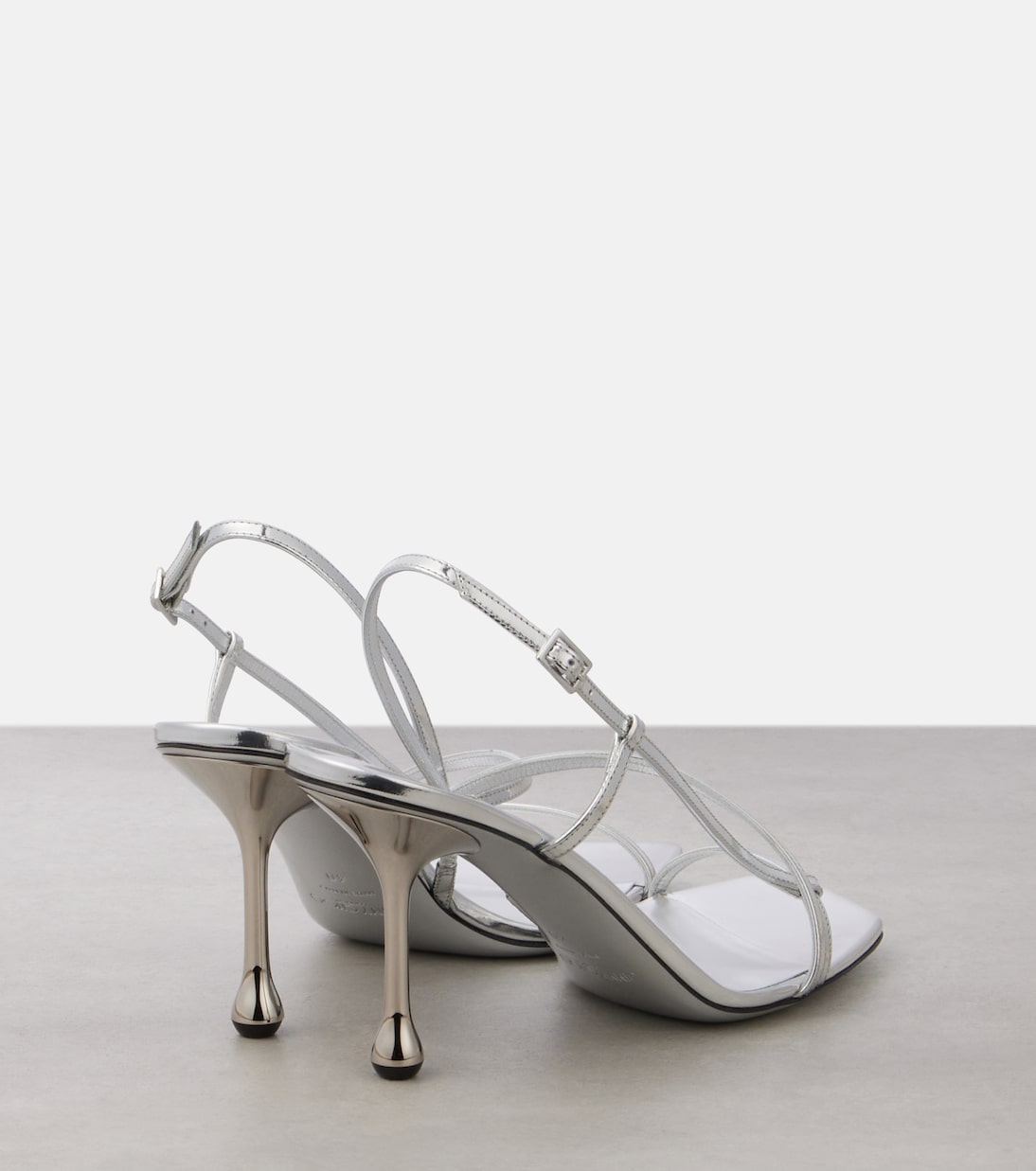 Etana 80 metallic leather sandals | Jimmy Choo