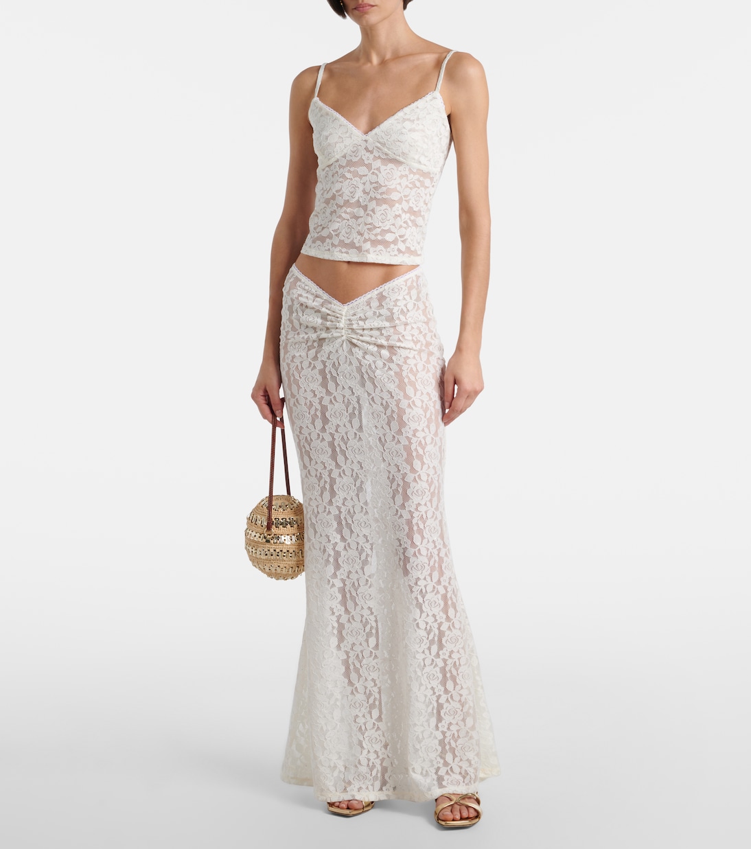 Top aus Spitze | Bananhot