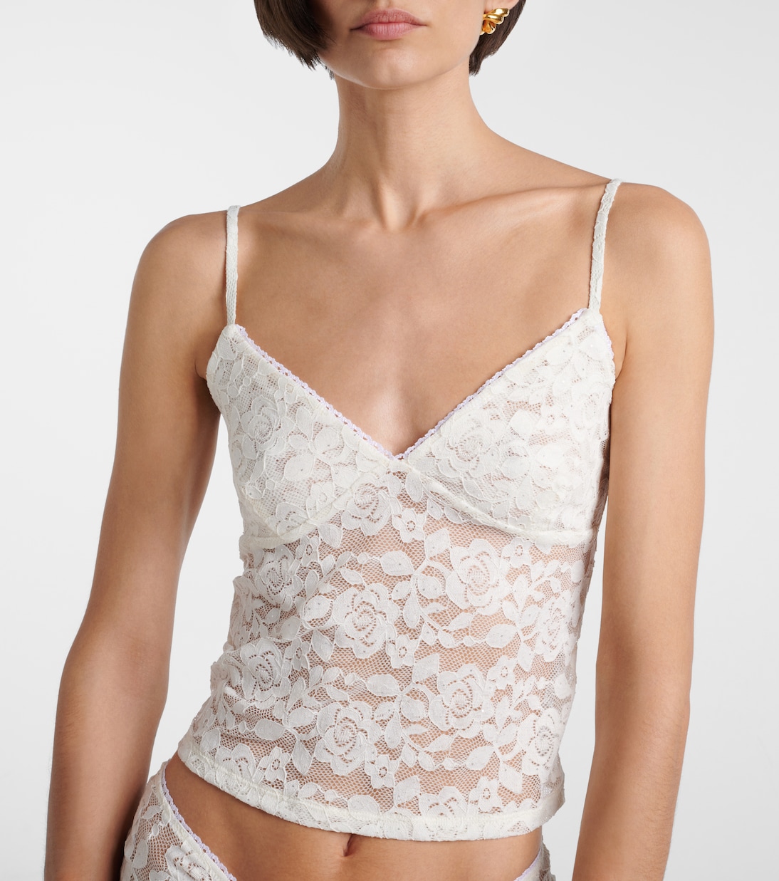 Top aus Spitze | Bananhot