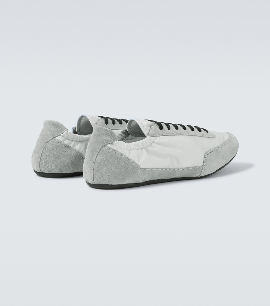 Collapse Re-Nylon and suede sneakers | Prada