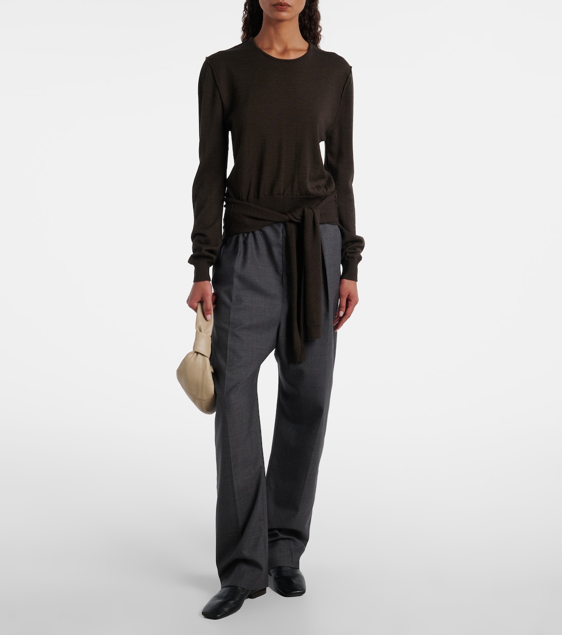 Ankle Boots D'Orsay aus Leder | Lemaire