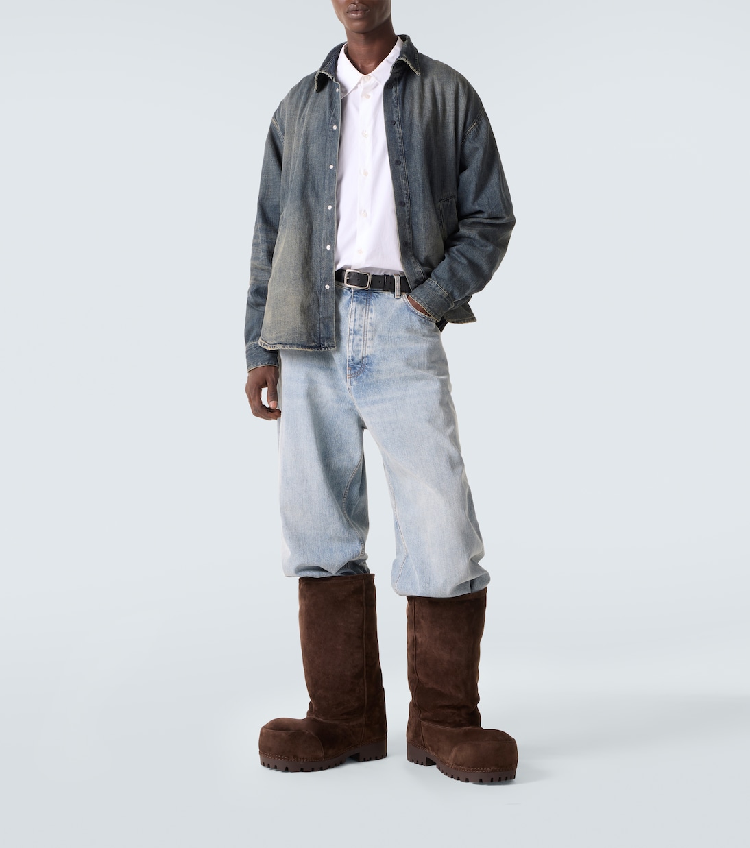 Alaska suede knee-high boots | Balenciaga