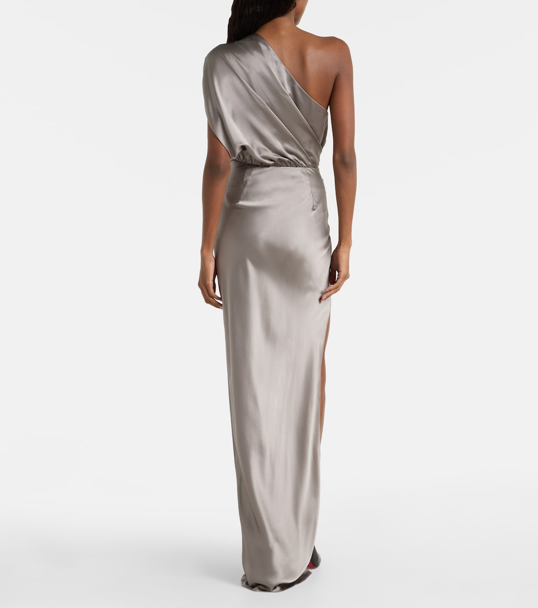 Robe aus Seidensatin | The Sei