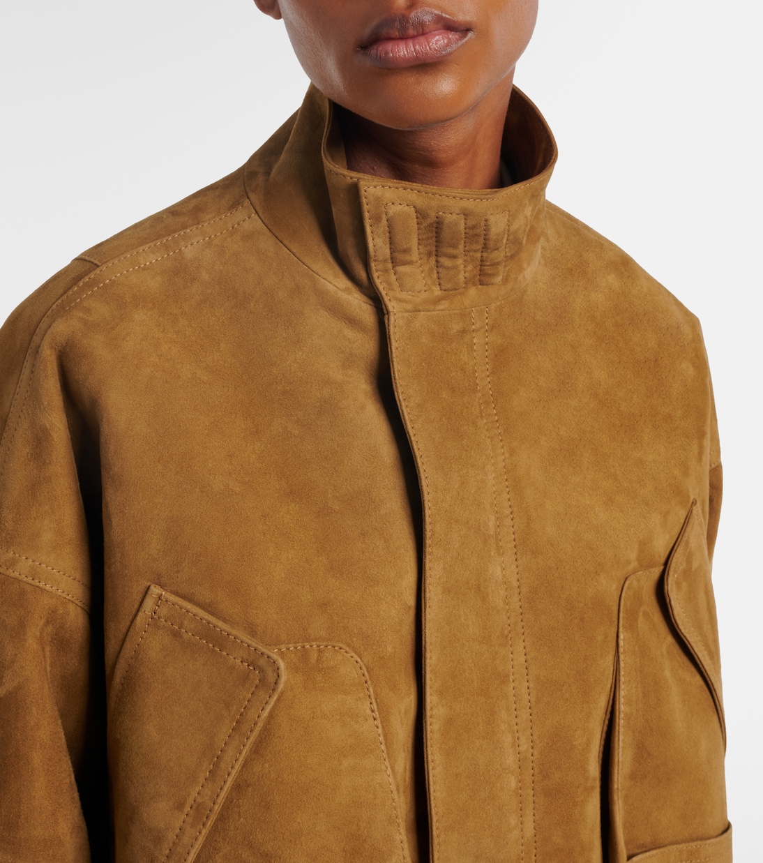 Suede bomber jacket | The Attico