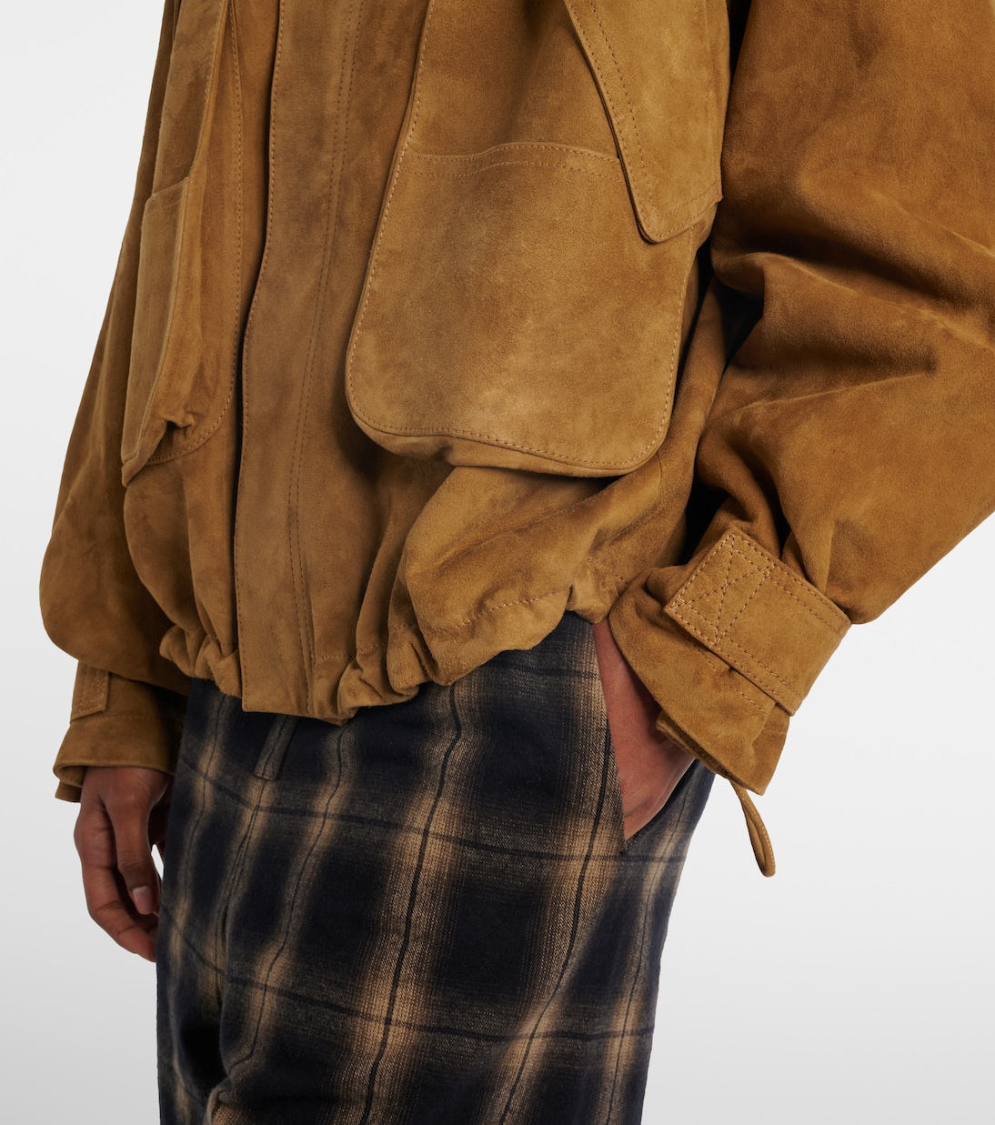 Suede bomber jacket | The Attico