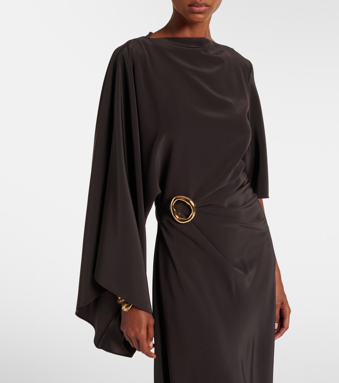 Robe midi Joya en satin | Joseph