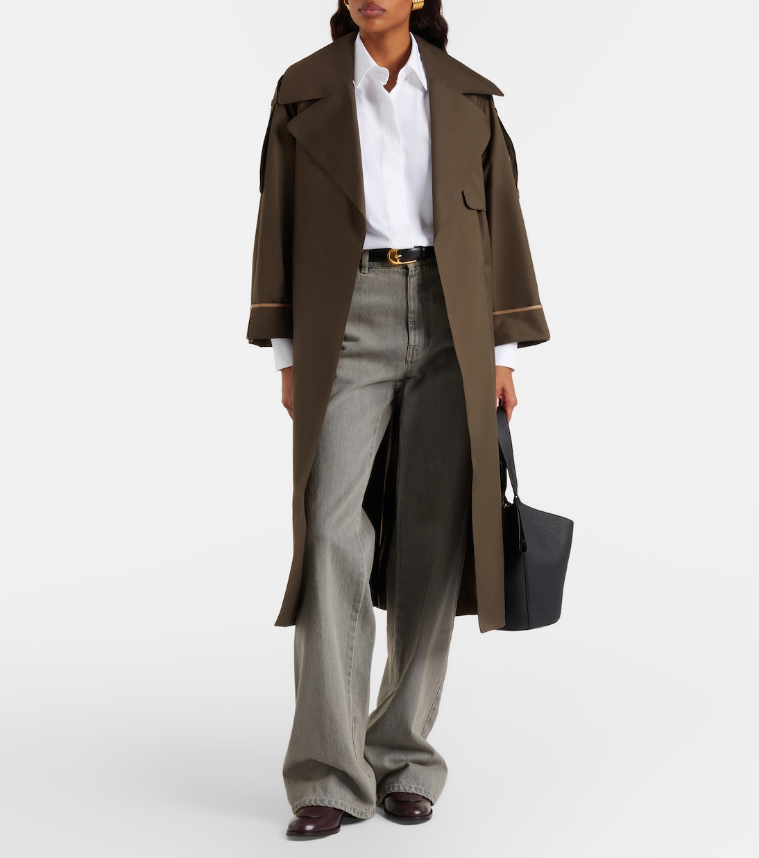 Aere cotton poplin and tulle bodysuit | Max Mara