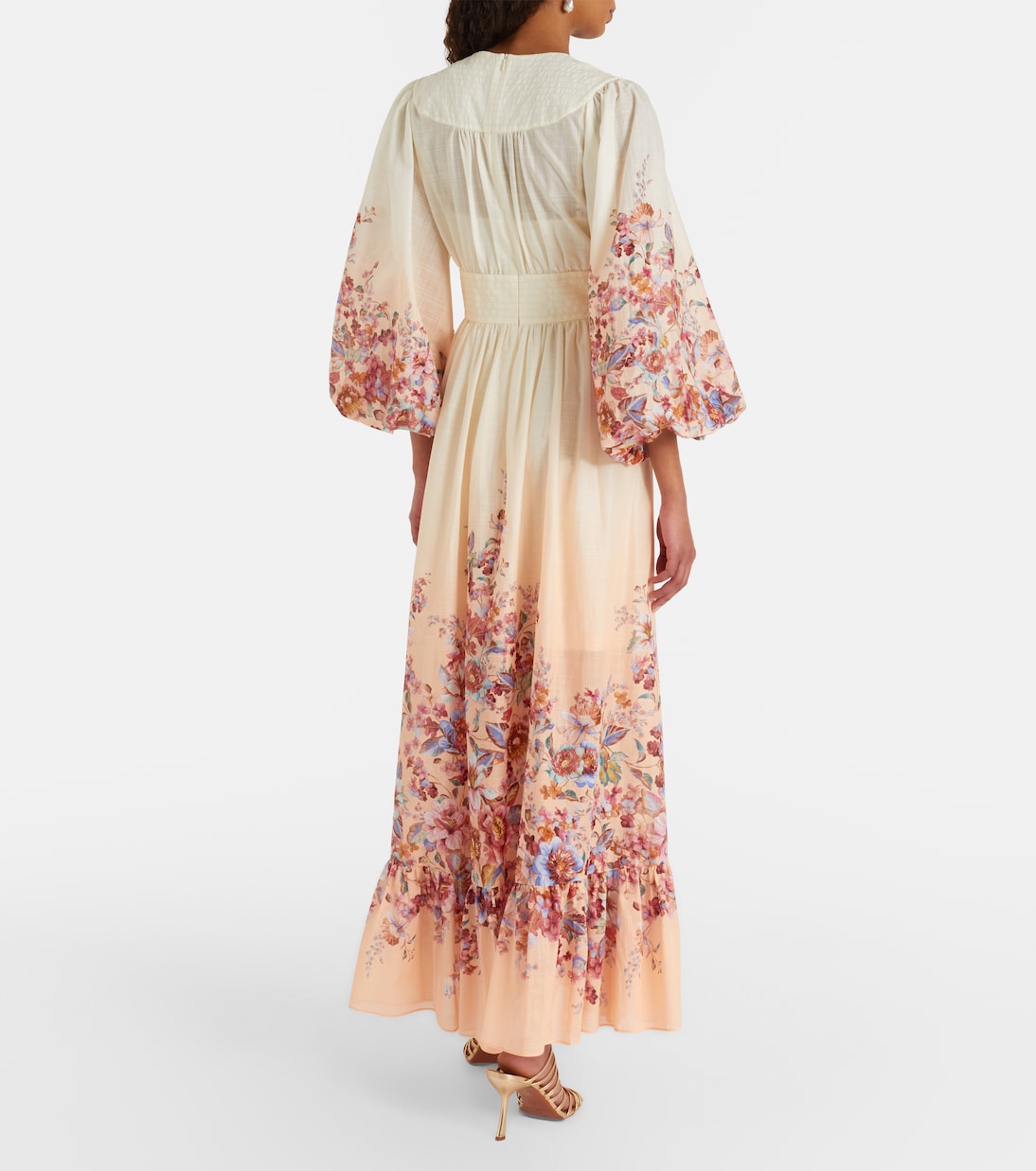 Awaken floral cotton maxi dress | Zimmermann