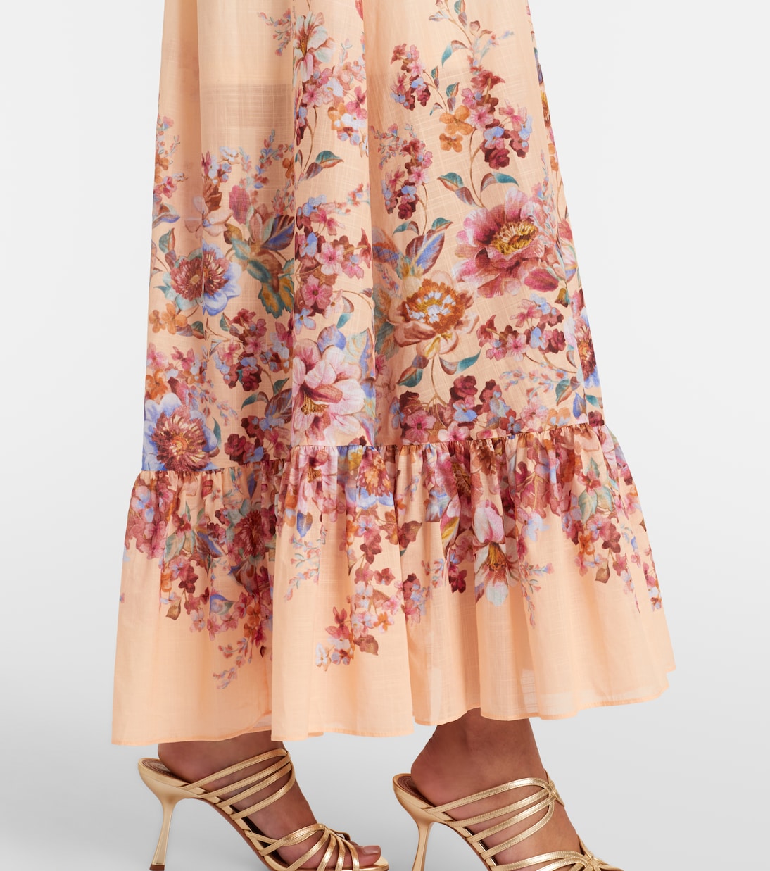 Awaken floral cotton maxi dress | Zimmermann