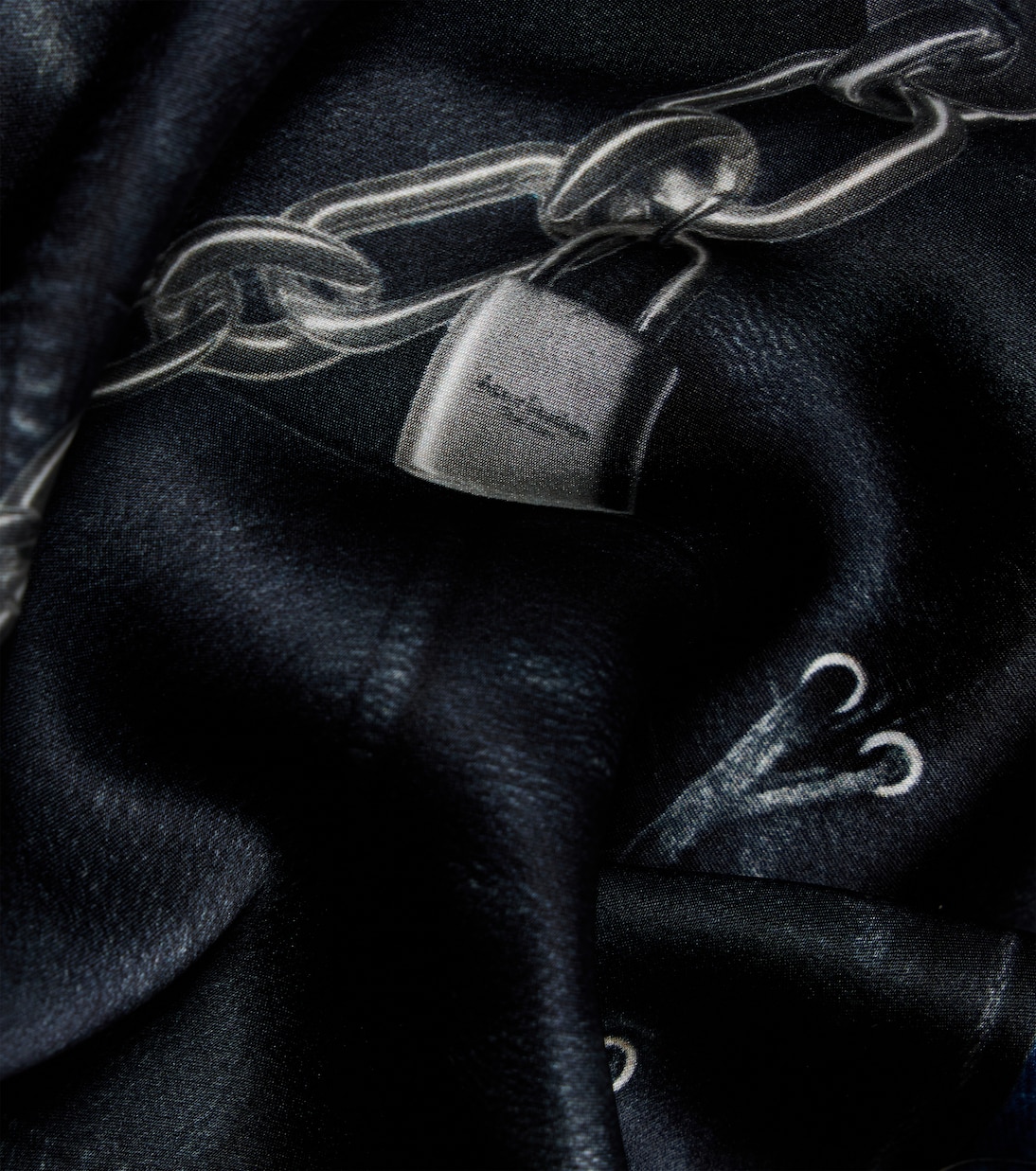 Trompe-l’œil silk scarf | Acne Studios