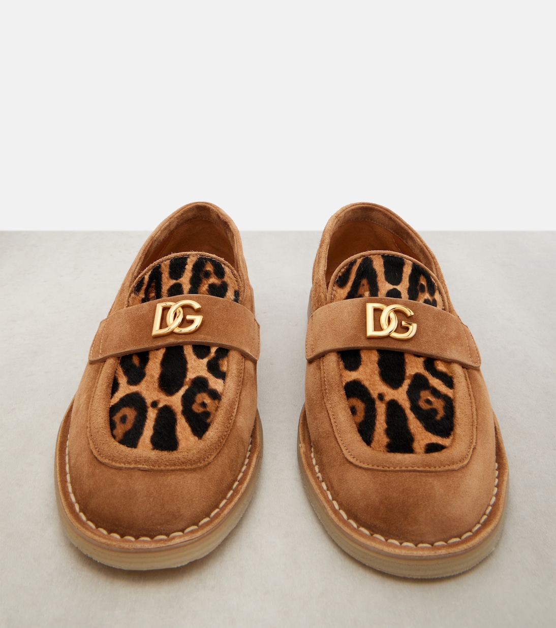 DG suede and calf hair loafers | Dolce&Gabbana