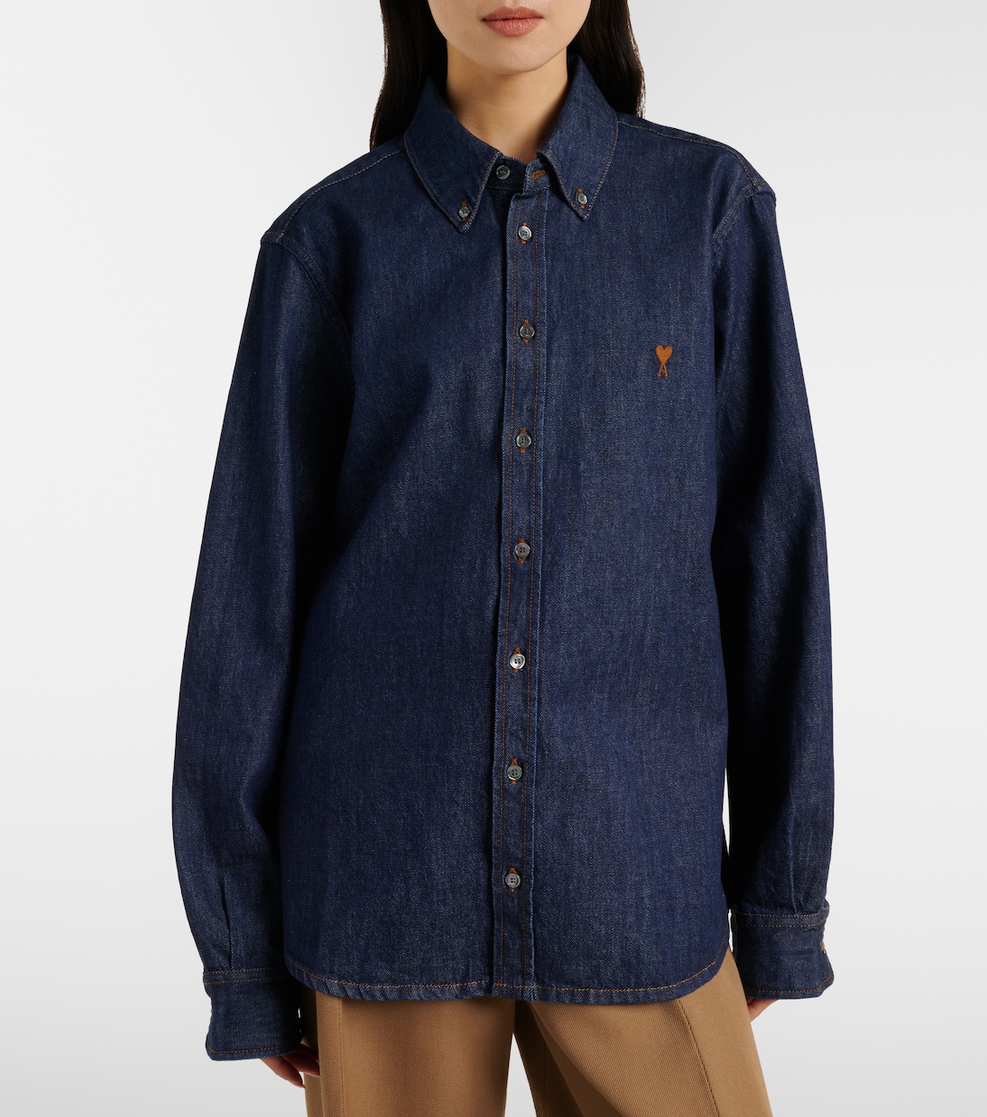 Ami De Cœur denim shirt | Ami Paris