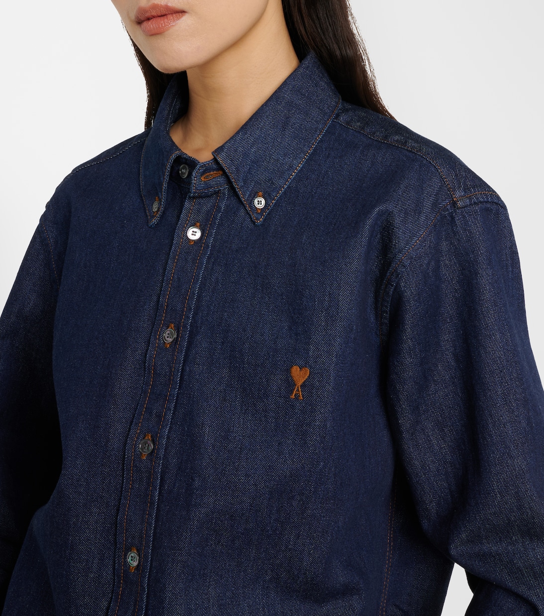 Ami De Cœur denim shirt | Ami Paris