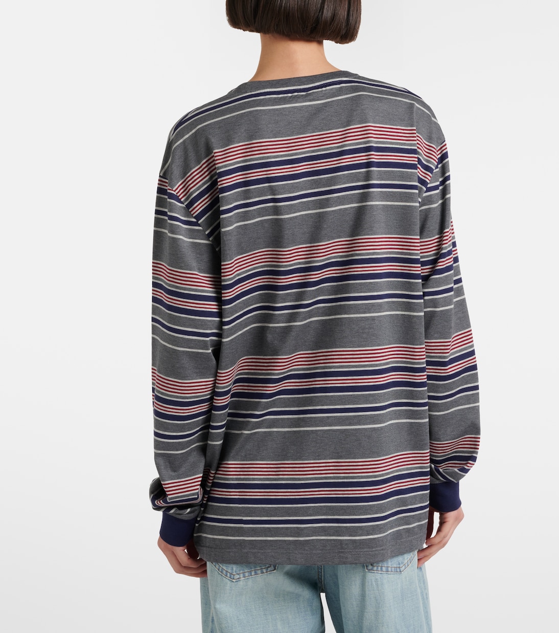 Oversize T-Shirt aus Baumwoll-Jersey | Miu Miu