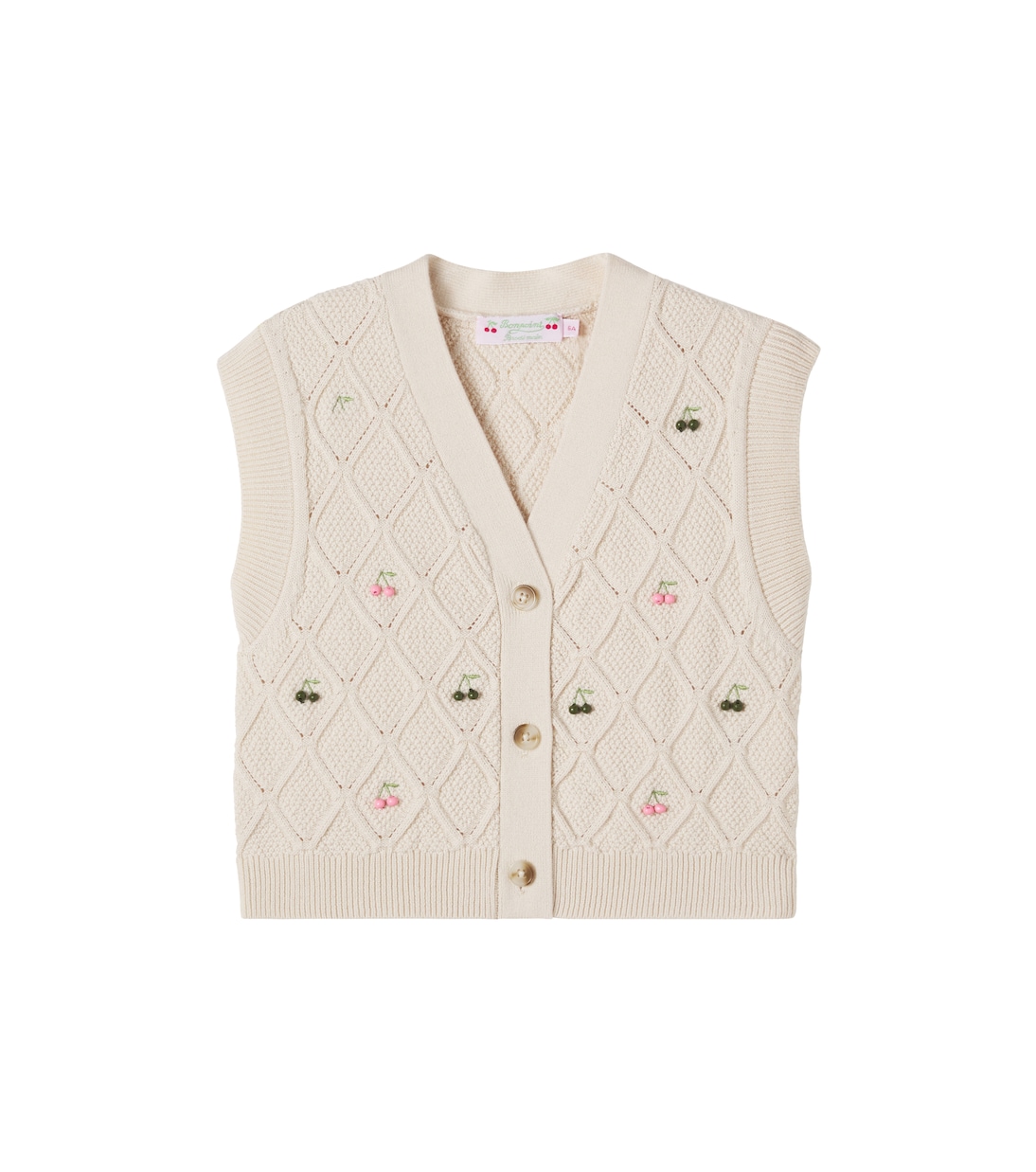 LYS 임벨리시드 울 코튼 베스트 | Bonpoint