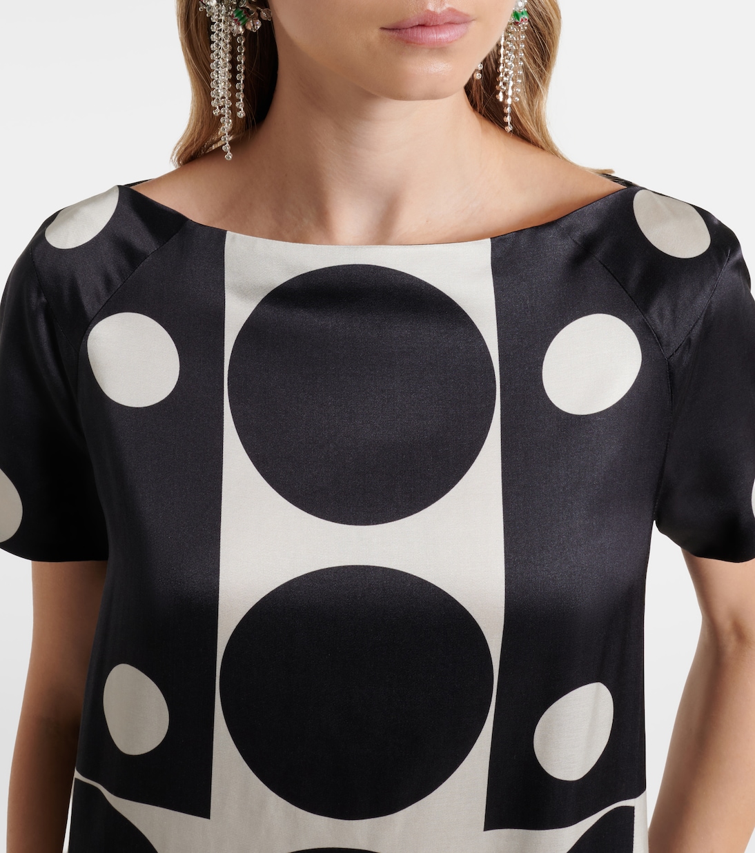 Maxikleid mit Polka-Dots | Dries Van Noten
