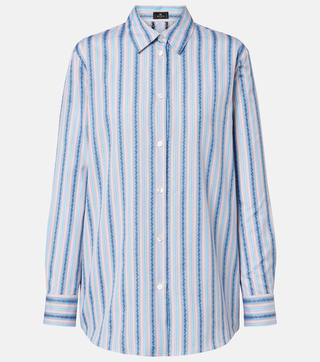Paisley striped cotton shirt | Etro