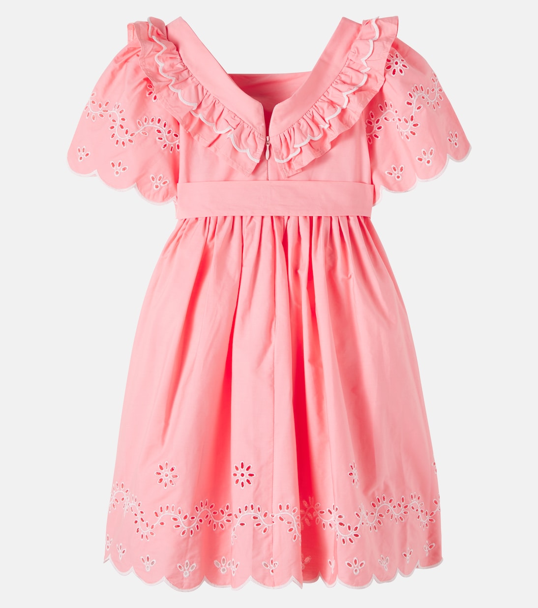 Robe en coton brodée | Patachou