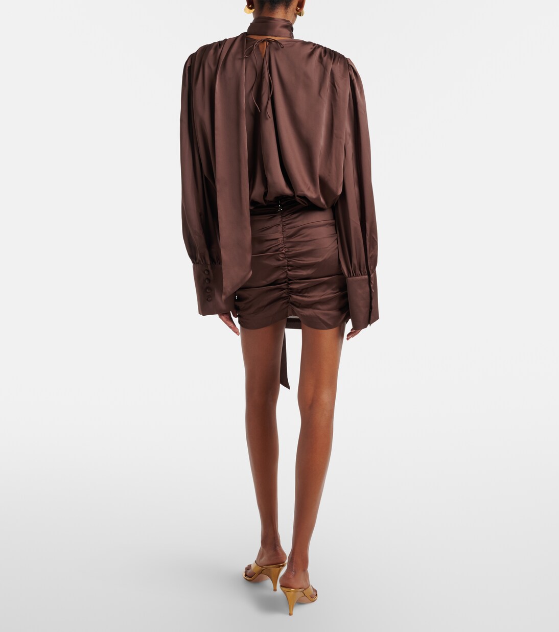 Robe en crêpe de Chine | Rotate