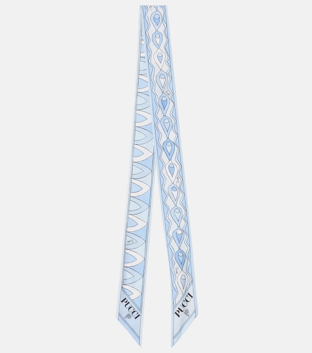 Printed silk twill scarf | Pucci