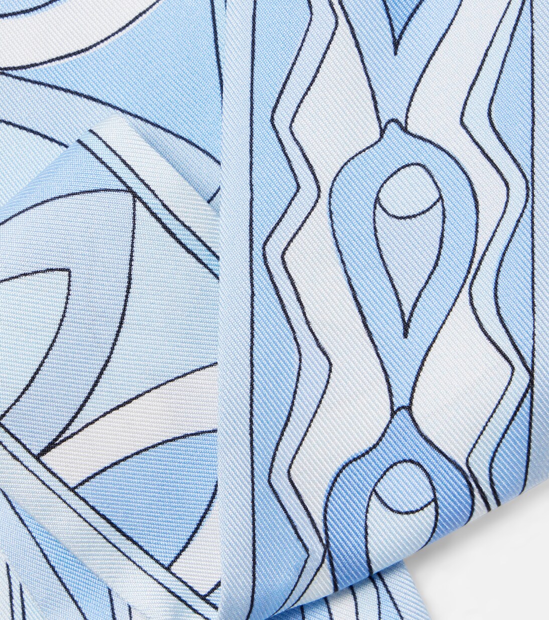Printed silk twill scarf | Pucci