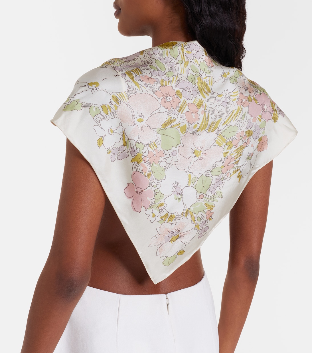 Lorelai floral silk scarf | Calvin Klein Collection