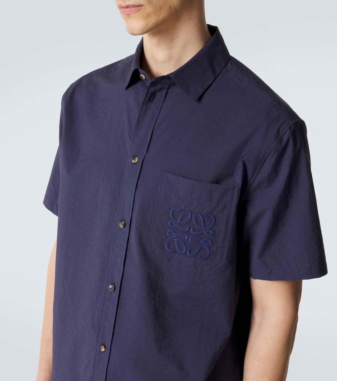 Camisa de algodón con anagrama | Loewe