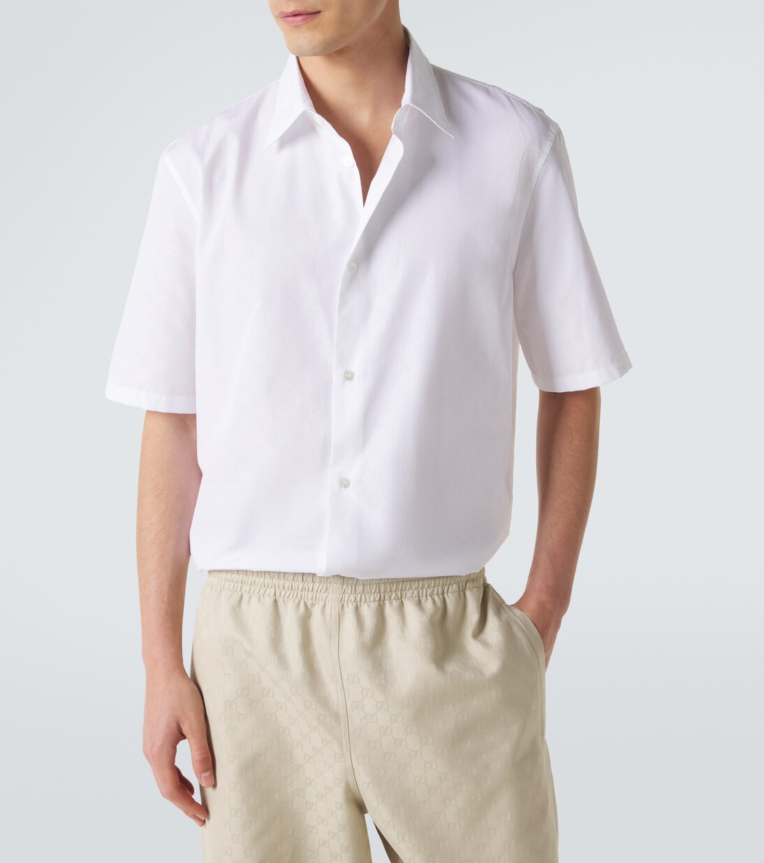 GG cotton poplin shirt | Gucci