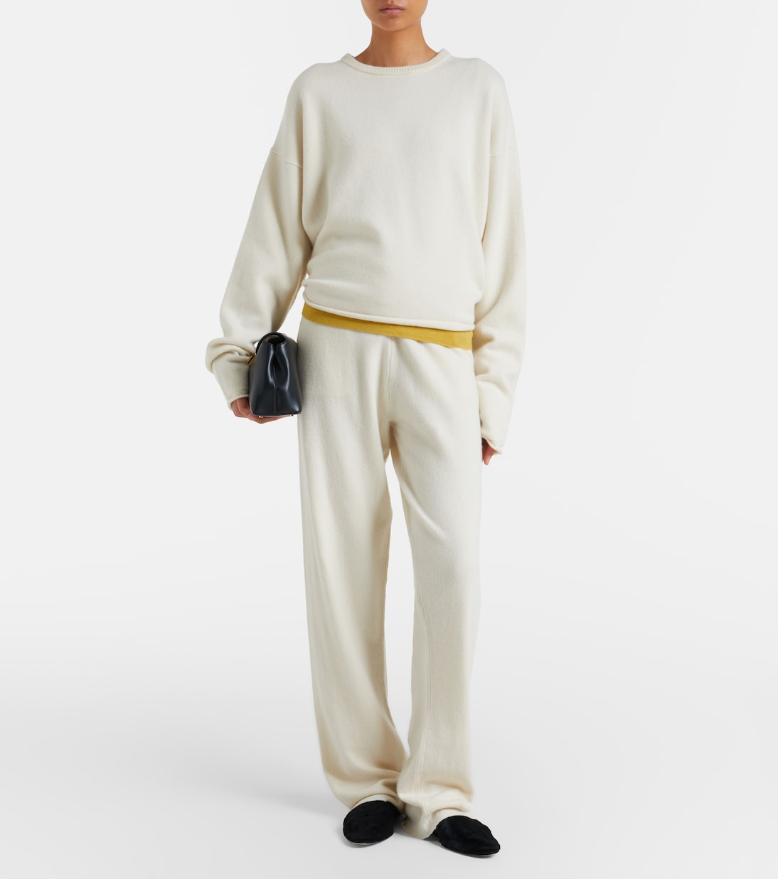N°320 Rush cashmere-blend straight pants | Extreme Cashmere
