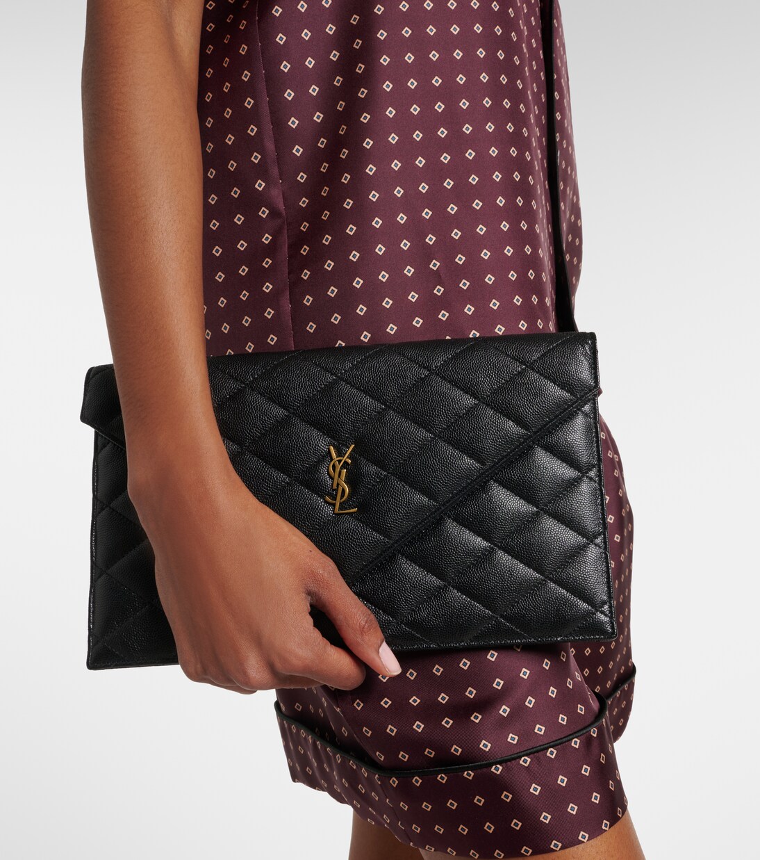 Paris leather clutch | Saint Laurent
