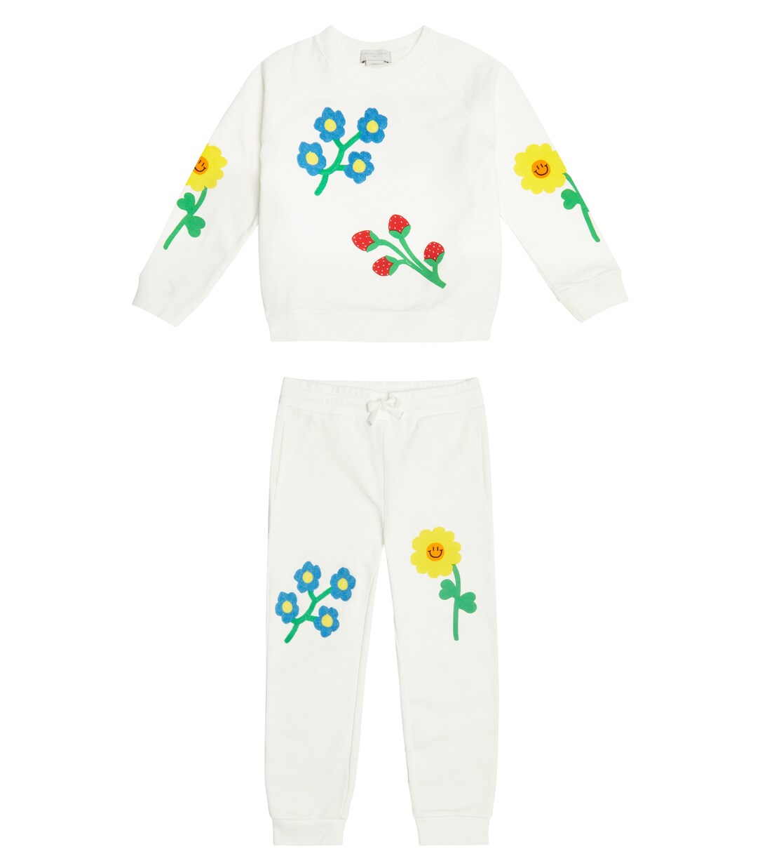 Ensemble sweat-shirt et pantalon de survêtement en coton | Stella McCartney Kids