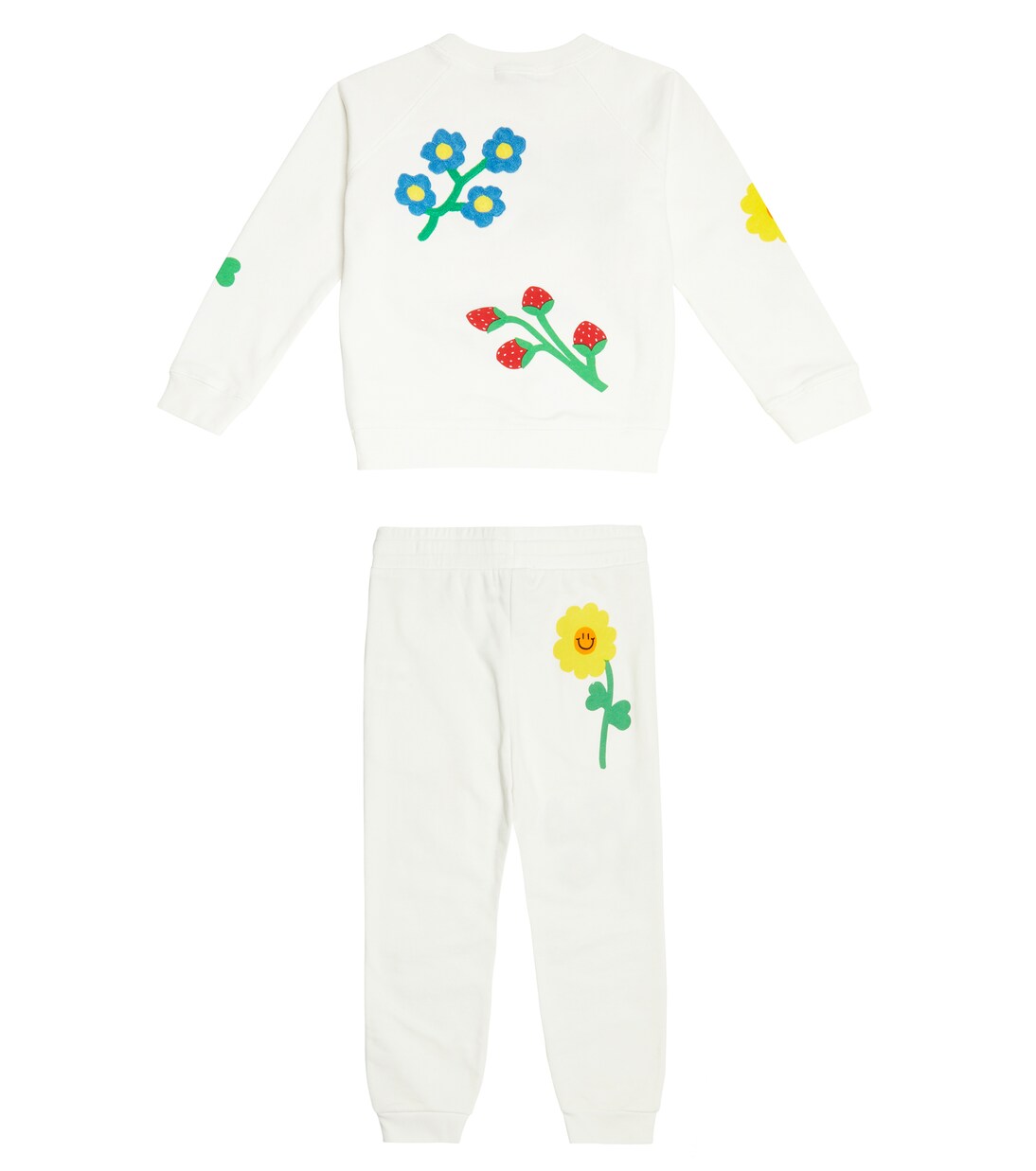 Ensemble sweat-shirt et pantalon de survêtement en coton | Stella McCartney Kids