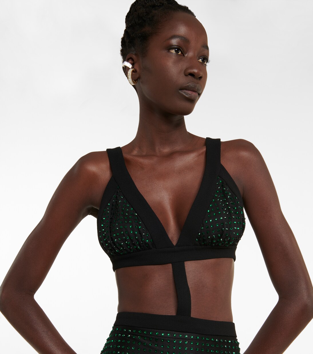 Robe midi en tulle à ornements | Christopher Kane