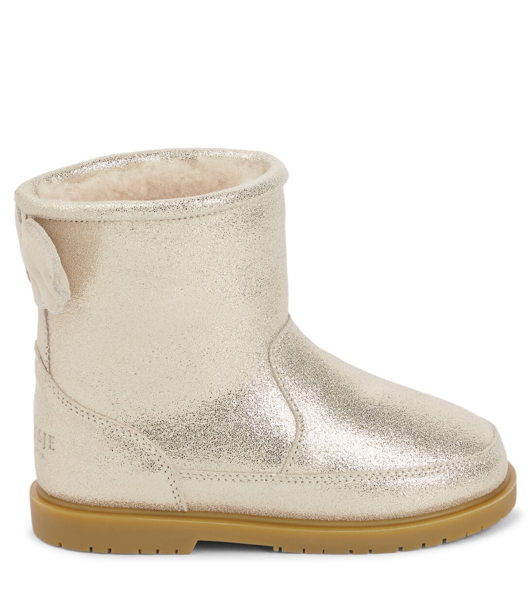 Stiefel aus Metallic-Leder | Donsje