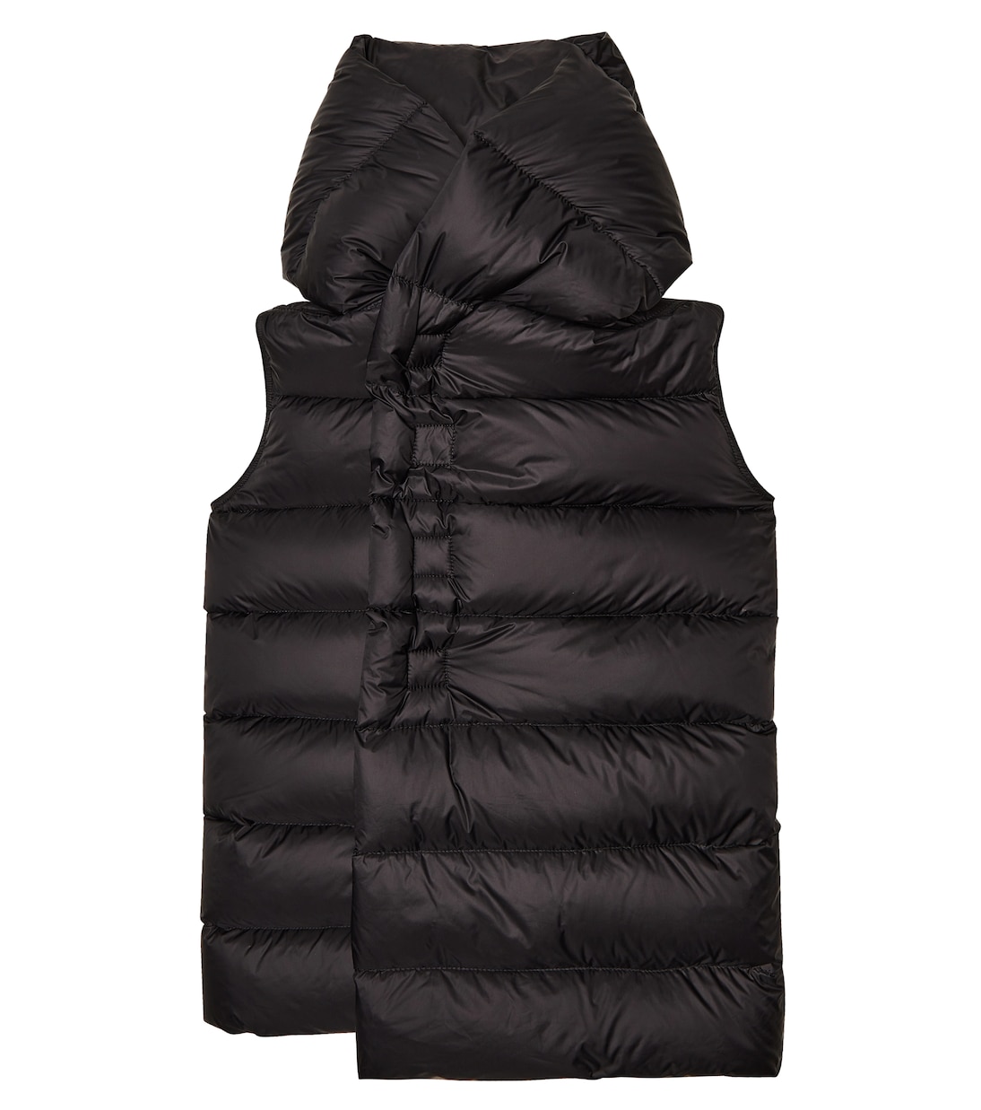Quilted down vest | Rick Owens Kids