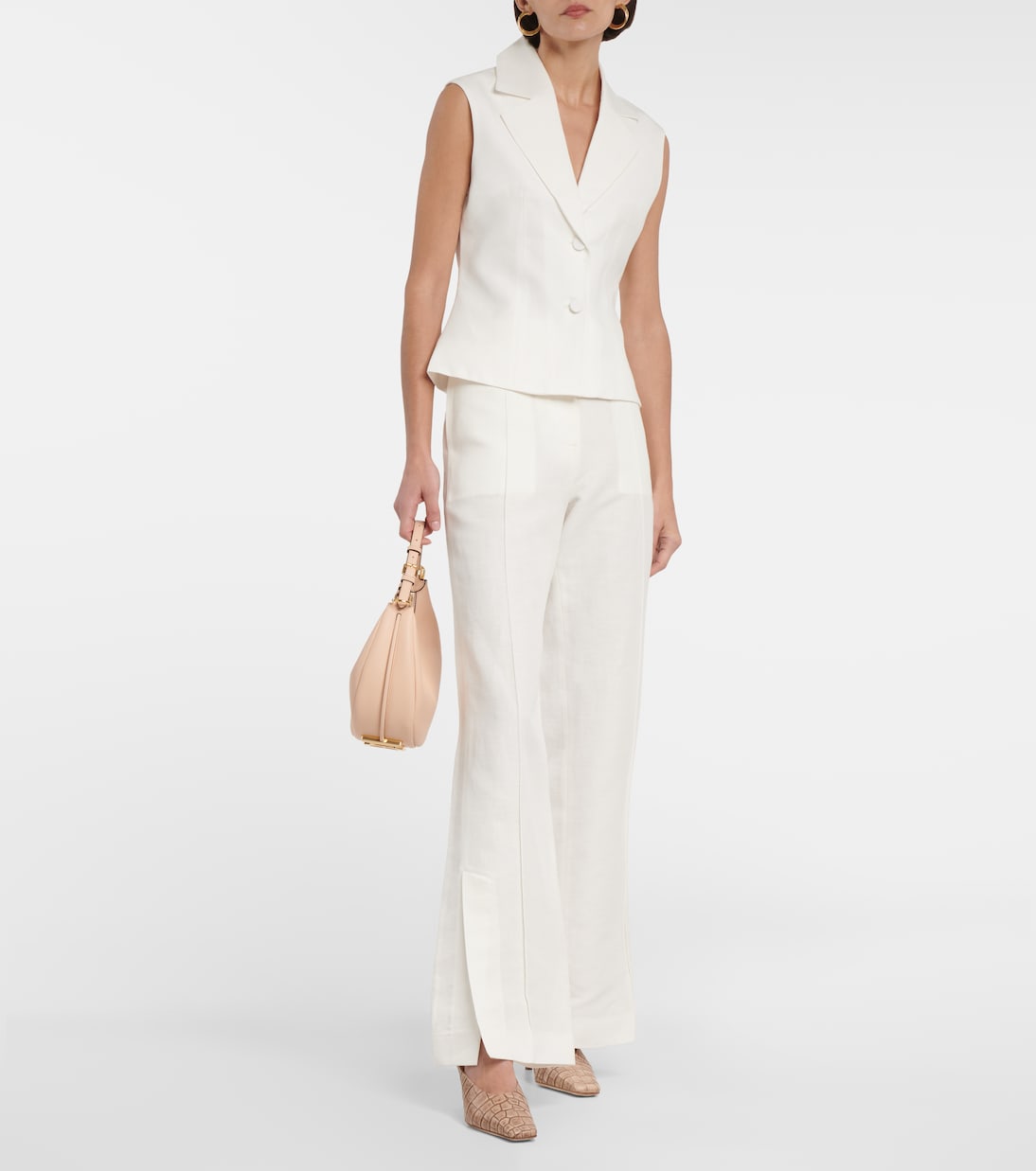 Hose Polaris aus Leinen und Baumwolle | Aya Muse